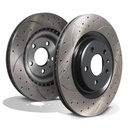 Rear Drilled Grooved 330mm Brake Discs – Audi A6 C7 & A7 4G8 12+