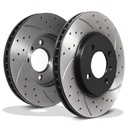 Front Drilled Grooved 260mm Brake Discs – BMW 3 Series E30 E36 320 323 325 82+-Gravity Performance