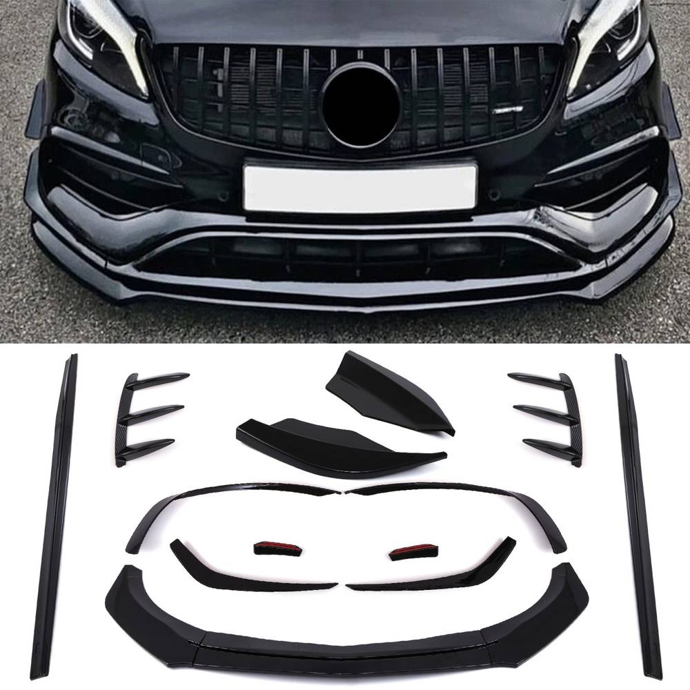 Aero Kit Gloss Black – Mercedes A Class A45 AMG & AMG Line 2013-2015-Gravity Performance