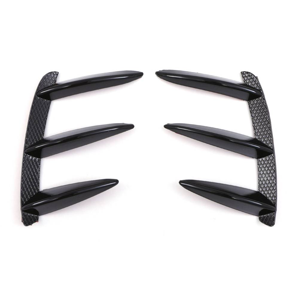 Rear Bumper Canards Gloss Black – Mercedes Benz A Class W176 13-18-Gravity Performance