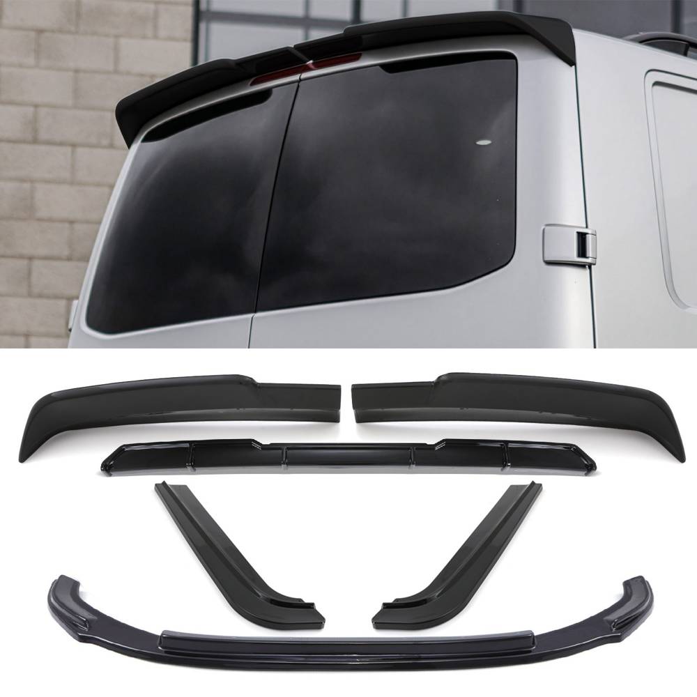 Aero Body Kit Gloss Black – VW Transporter T6/T6.1 Barn Door 2016+-Gravity Performance