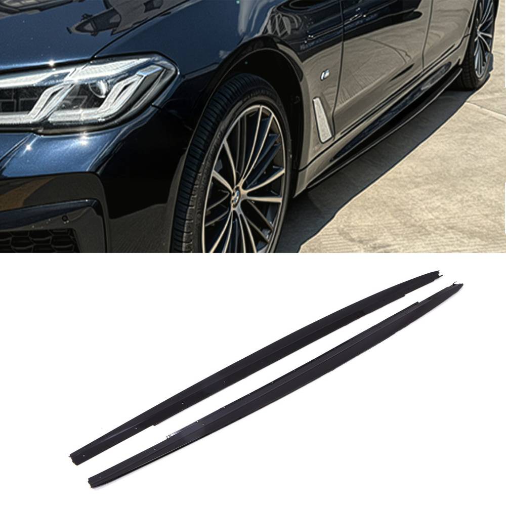 M Performance Style Side Skirts Gloss Black – BMW 5 Series G30 18-23-Gravity Performance