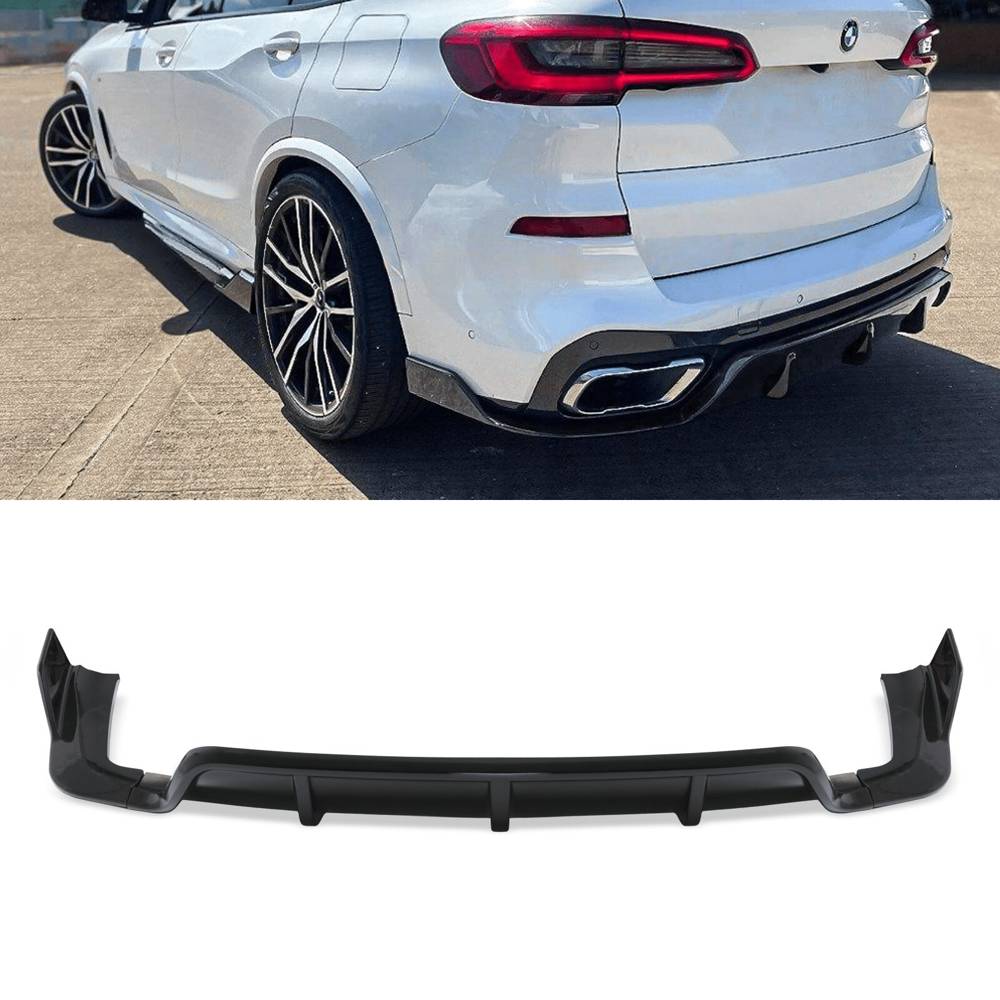 Gloss Black Rear Diffuser & Spats – BMW X5 F15 14-18-Gravity Performance
