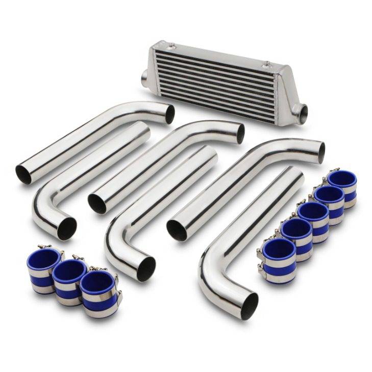 2.5″ Universal Front Mount Intercooler Kit – 450mm x 173mm x 63mm 63mm Inlet / Outlet