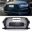 Front RSQ3 Style Grille Gloss Black – Audi Q3 8U Facelift 15-18-Gravity Performance