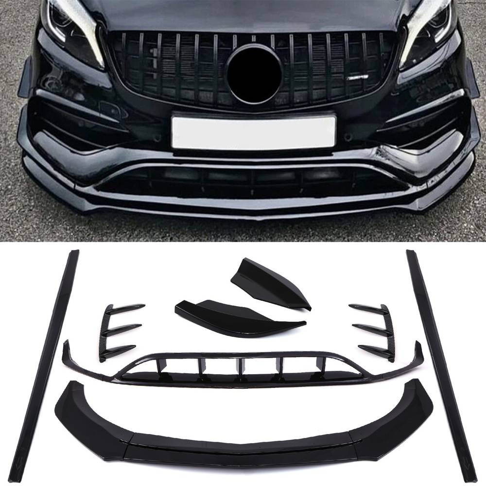 Aero Kit Gloss Black – Mercedes A Class A45 AMG & AMG Line 2015-2018-Gravity Performance