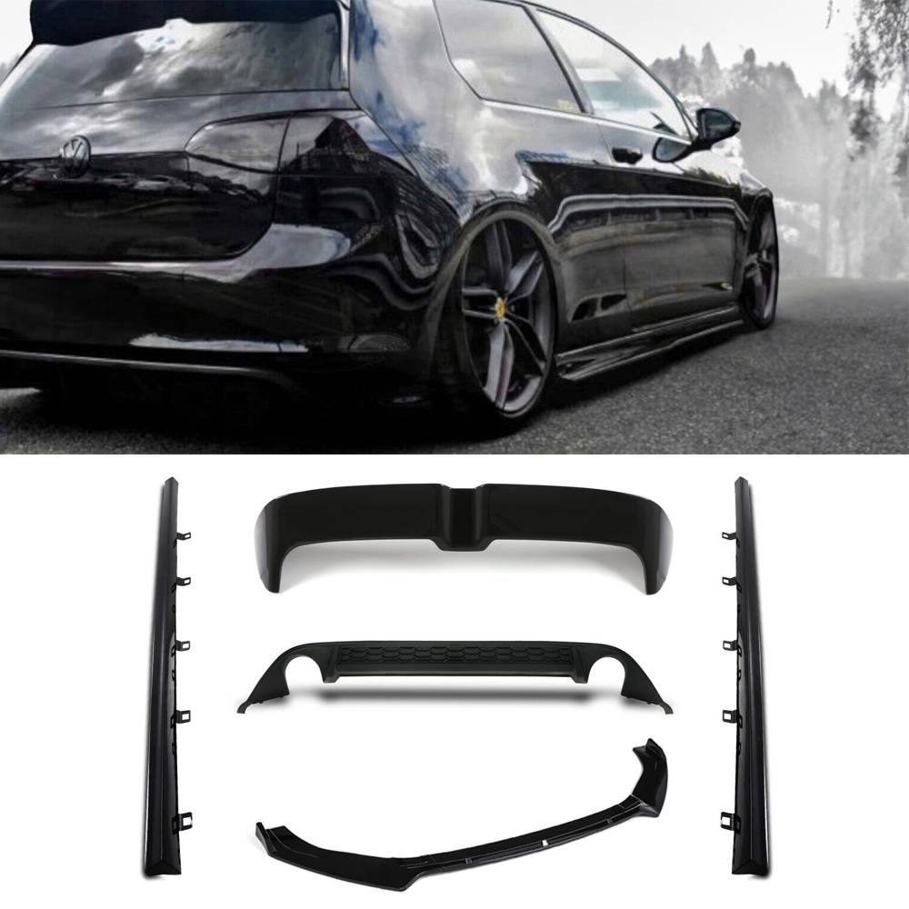 Oettinger Style Aero Body Kit Gloss Black – VW Golf MK7 GTI 12-16-Gravity Performance