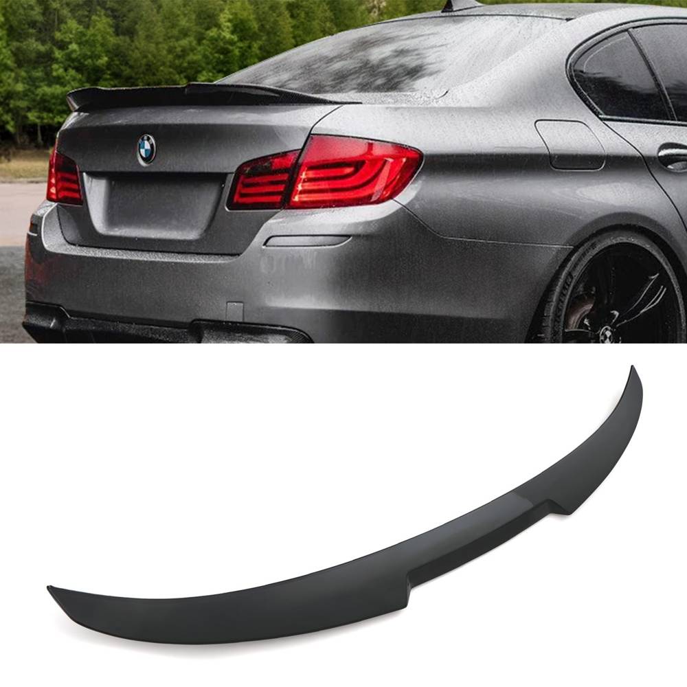 Gloss Black M4 Style Spoiler – BMW 5 Series F10 10-16-Gravity Performance