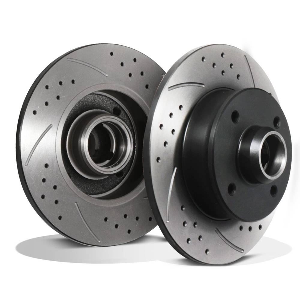 Rear Grooved Drilled 226mm Brake Discs – Seat Ibiza MK2 1.8 2.0 16V Cupra GTI-Gravity Performance