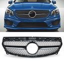Diamond Style Gloss Black Front Grille – Mercedes CLA C117 13-19-Gravity Performance