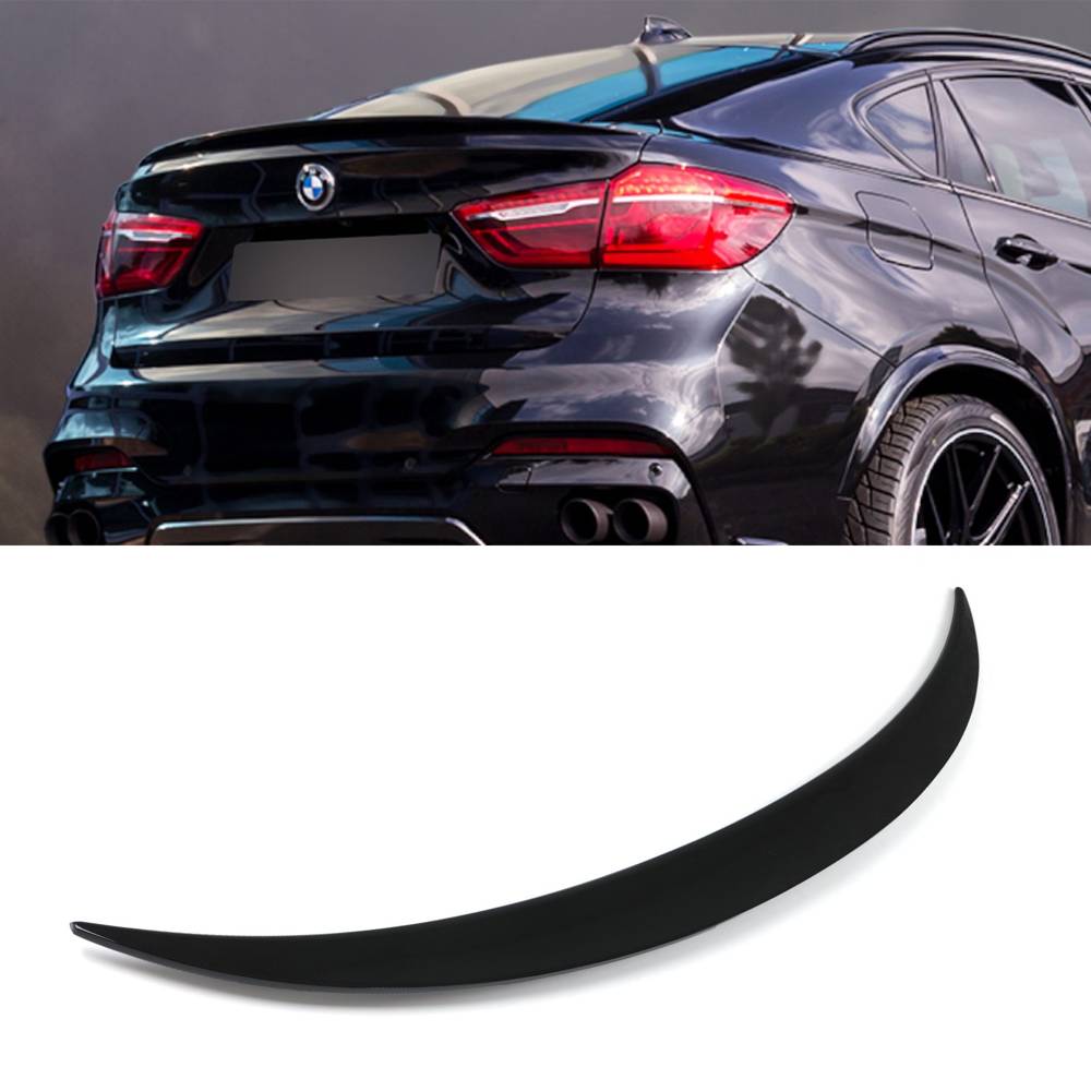 Gloss Black Rear Spoiler – BMW X6 F16 14-19-Gravity Performance