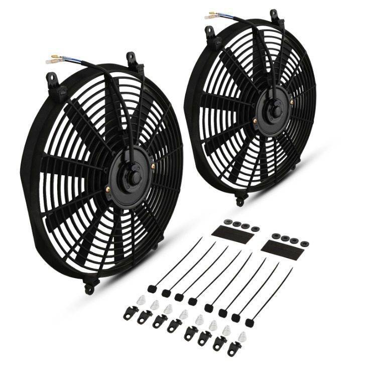 14″ Universal Straight Blade Fans Kit-Gravity Performance