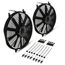 14″ Universal Straight Blade Fans Kit-Gravity Performance