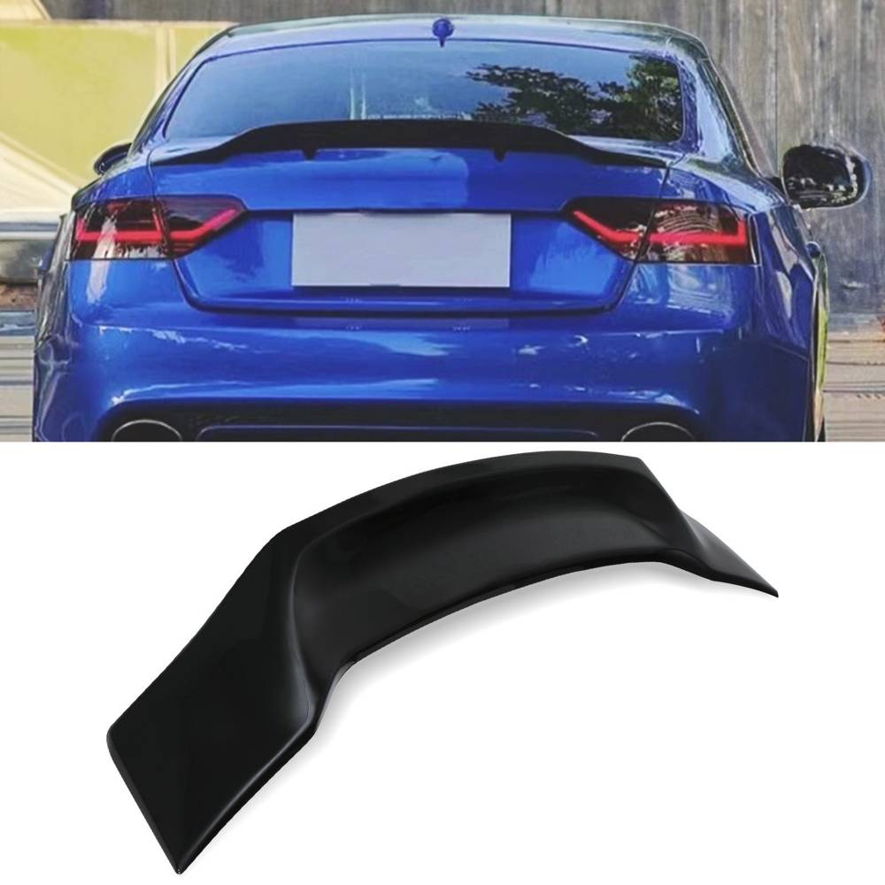 R Style Rear Boot Ducktail Spoiler Gloss Black – Audi A5 8T 07-13-Gravity Performance