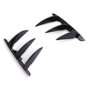 Rear Bumper Canards Gloss Black – BMW 1 Series F40 19-24
