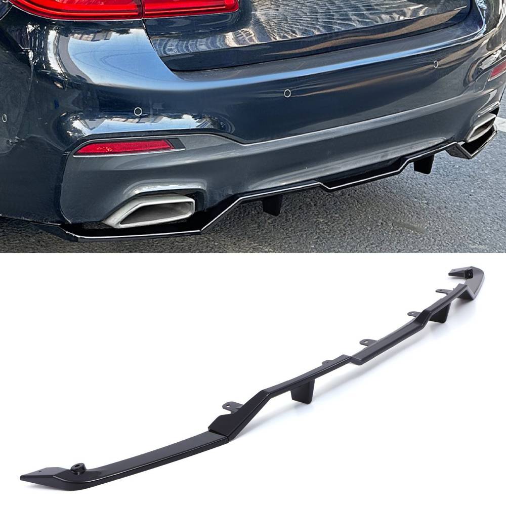 Rear Diffuser Gloss Black – BMW 5 Series Saloon G30 Pre-LCI 16-20-Gravity Performance