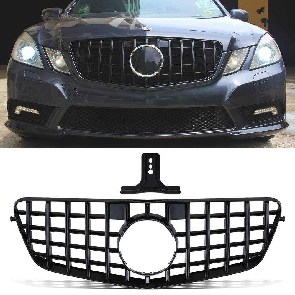 Panamericana GTR Style Gloss Black Grille – Mercedes E Class W212 09-13