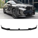 Front Bumper Splitter Lip Gloss Black – BMW X6 G06 LCI 2023+-Gravity Performance