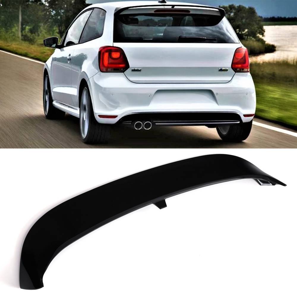 WRC Style Roof Spoiler Gloss Black – VW Polo MK5 6R 6C 2009-2018-Gravity Performance
