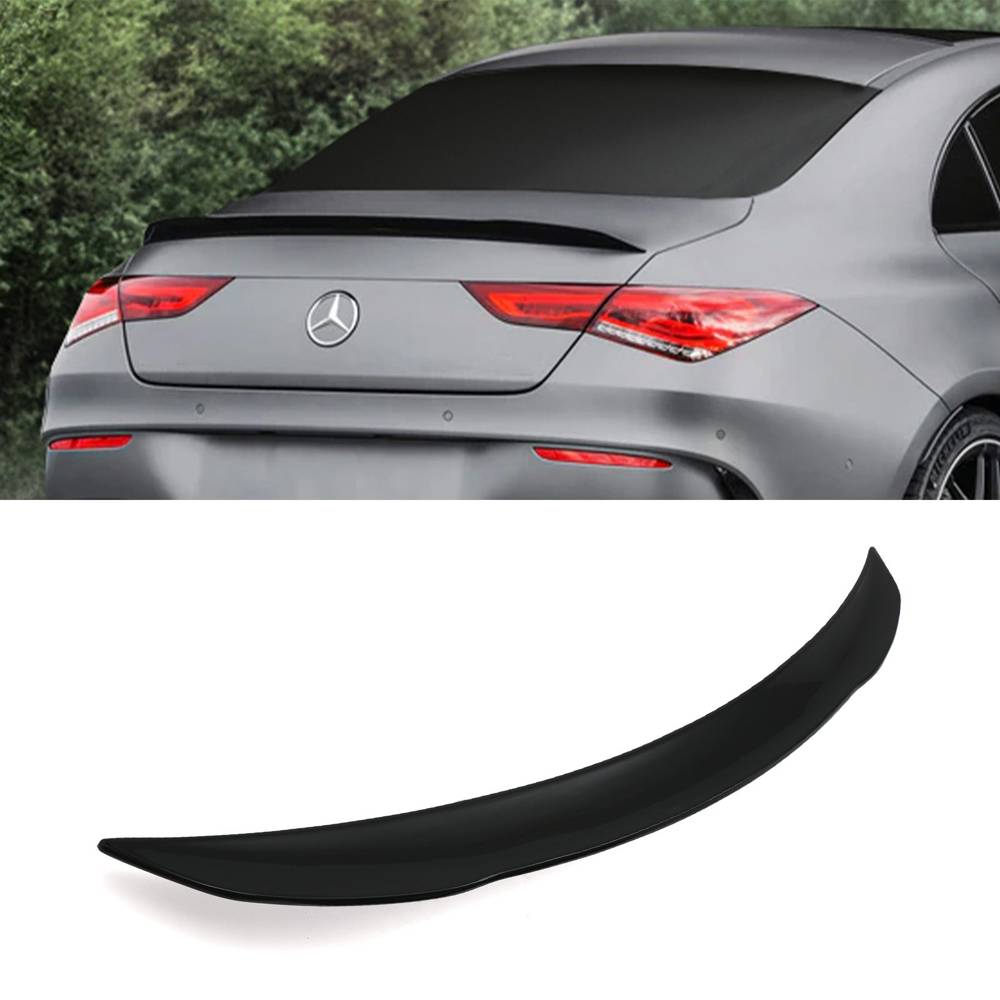Gloss Black Rear Spoiler Lip – Mercedes Benz CLA C118 19-23-Gravity Performance