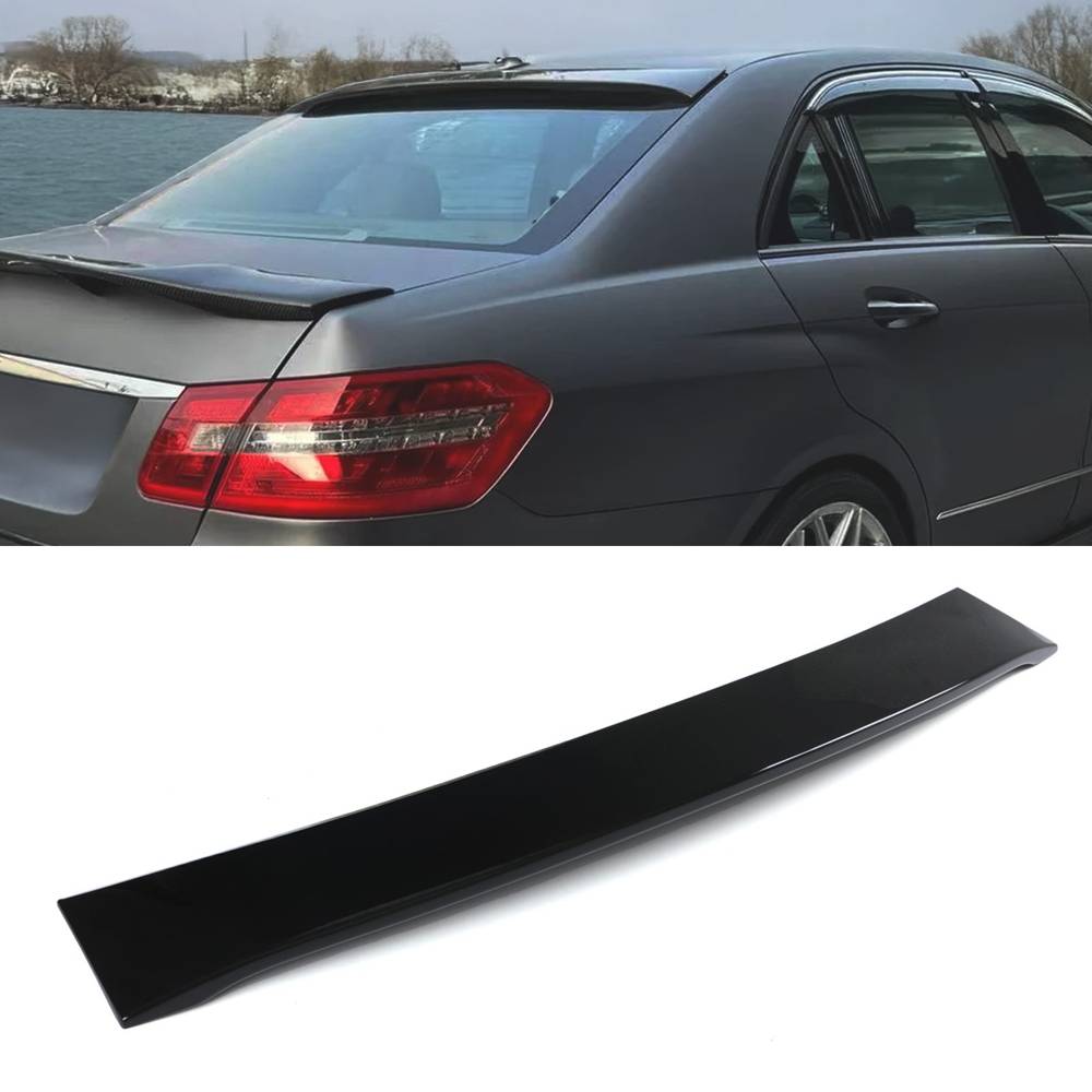 Gloss Black Rear Roof Spoiler Lip – Mercedes Benz E Class W212 09-16-Gravity Performance