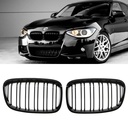 Gloss Black Front Kidney Grilles – BMW 1 Series F20 Pre-LCI 12-14