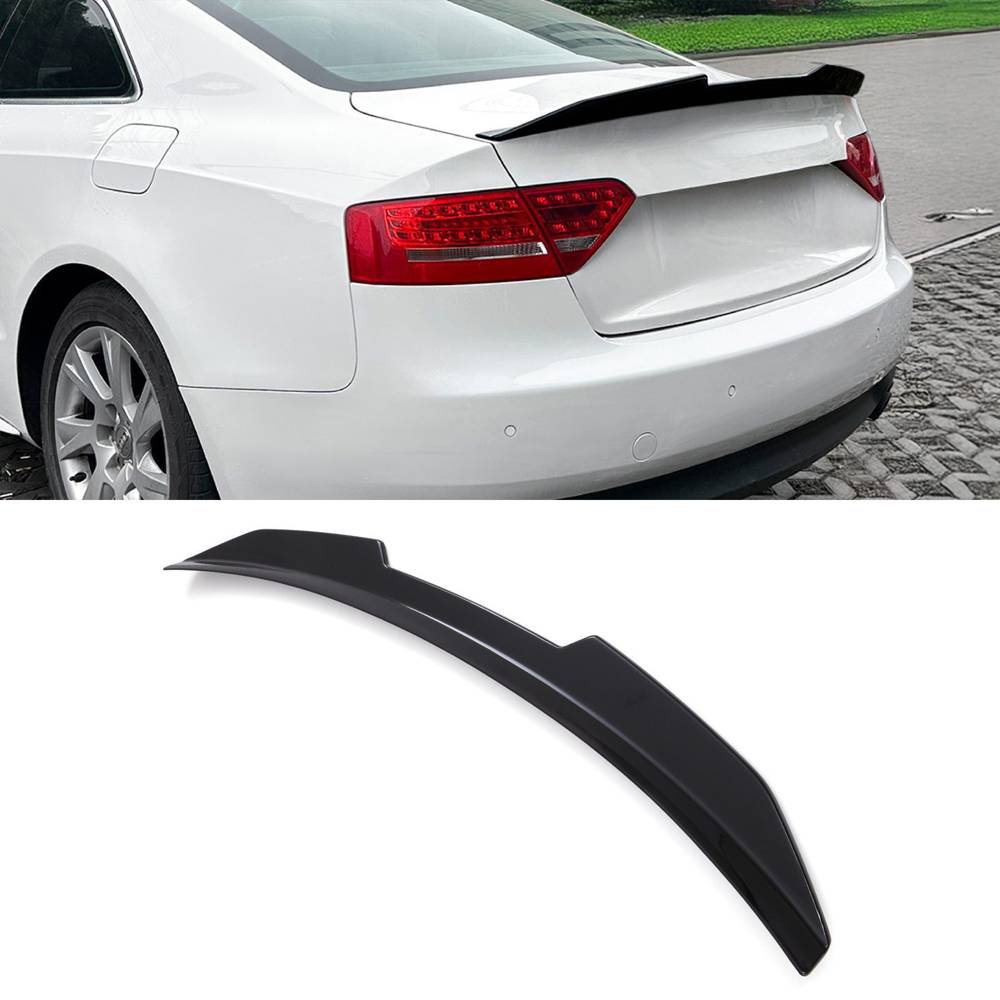 Rear Spoiler Lip Gloss Black – Audi A5 8T Coupe 07-16
