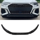 Front Splitter Lip Gloss Black – Audi A3 8Y 2020+-Gravity Performance