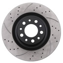 Rear Drilled Vented 320mm Brake Discs – Alfa Romeo Stelvio 949 2.0 Q4 2017+-Gravity Performance
