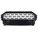 Front RSQ3 Style Badgeless Grille Gloss Black – Audi Q3 F3 19-25