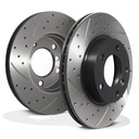 Front Drilled Grooved 286mm Brake Discs – BMW E36 Saloon Coupe Touring 90-99