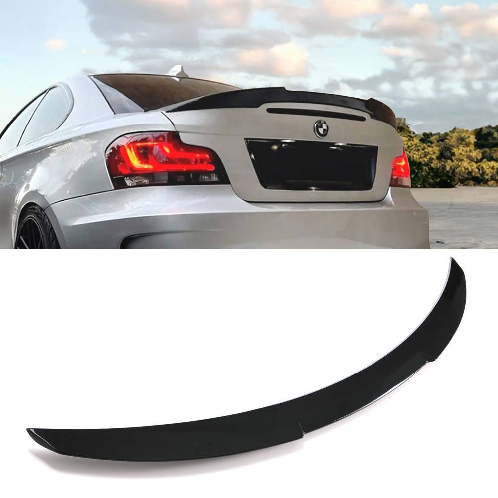 M4 Style Gloss Black Rear Spoiler – BMW 1 Series Coupe E82 07-13