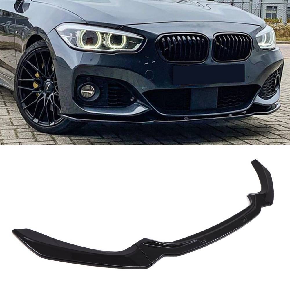 Front Splitter Lip Gloss Black – BMW 1 Series M LCI F20 F21 15-19