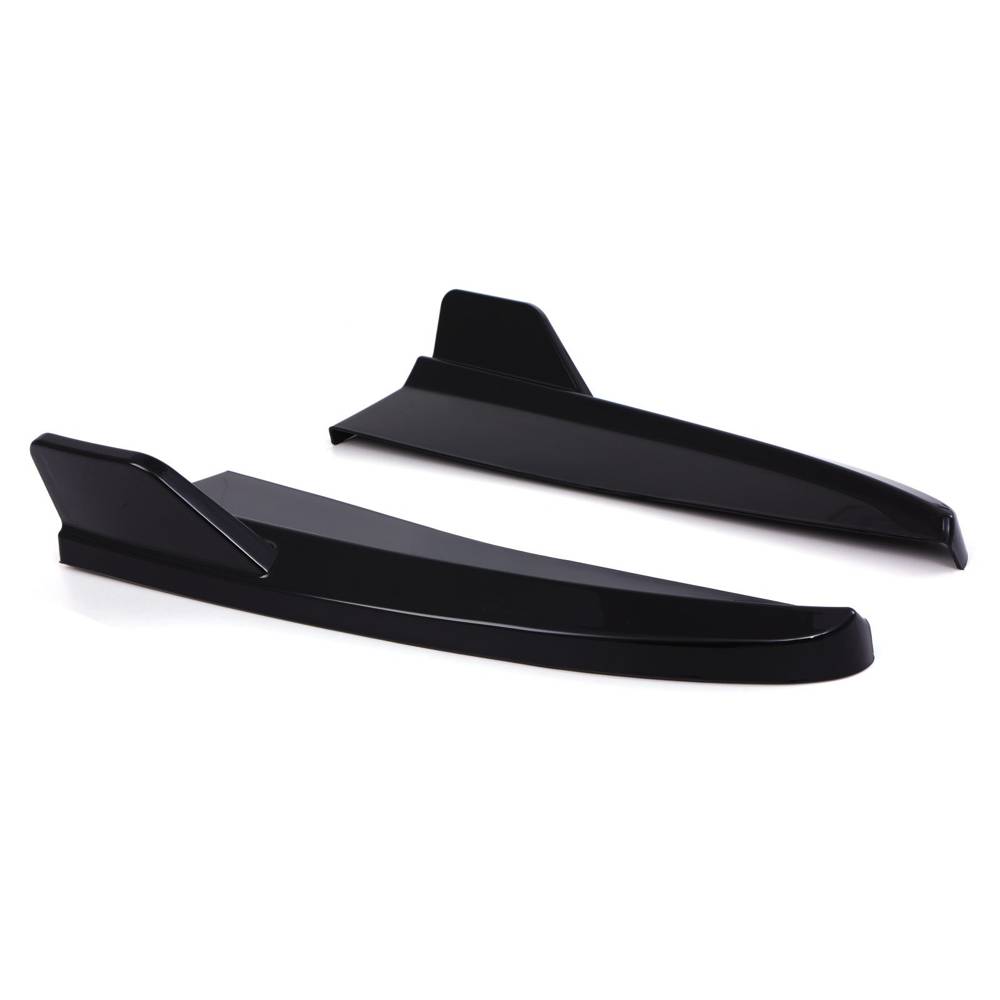 Rear Bumper Spats Gloss Black – Mercedes Benz C Class W205 15-21-Gravity Performance