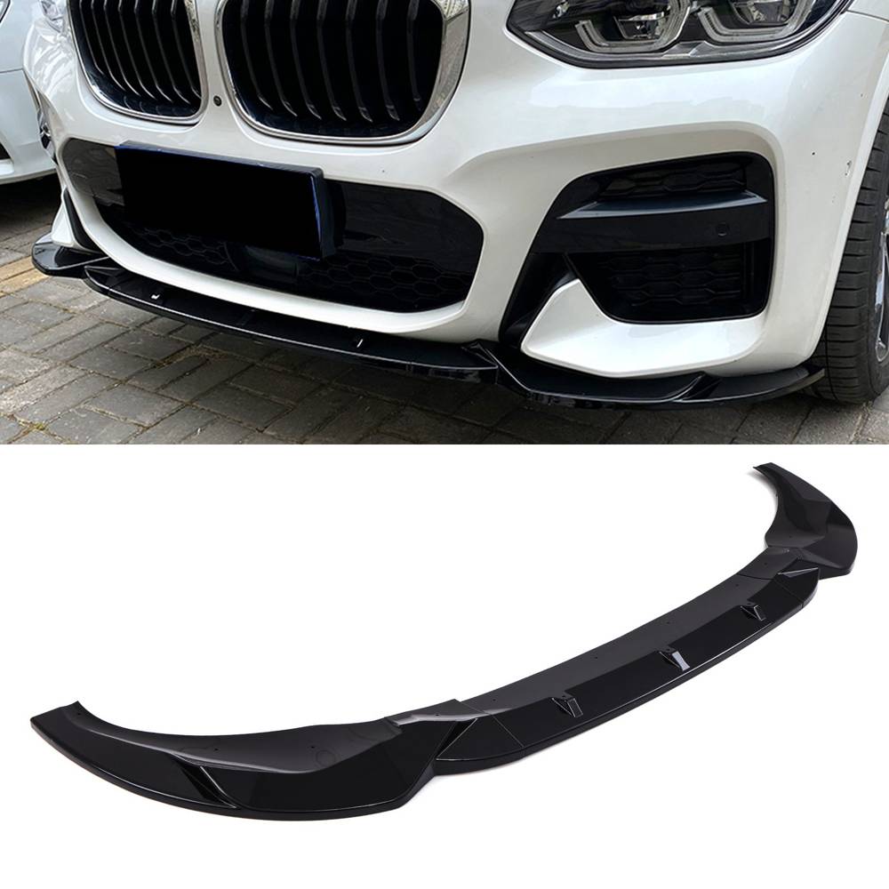 Front Splitter Lip Gloss Black – BMW X3 G01 Pre-LCI 18-21-Gravity Performance