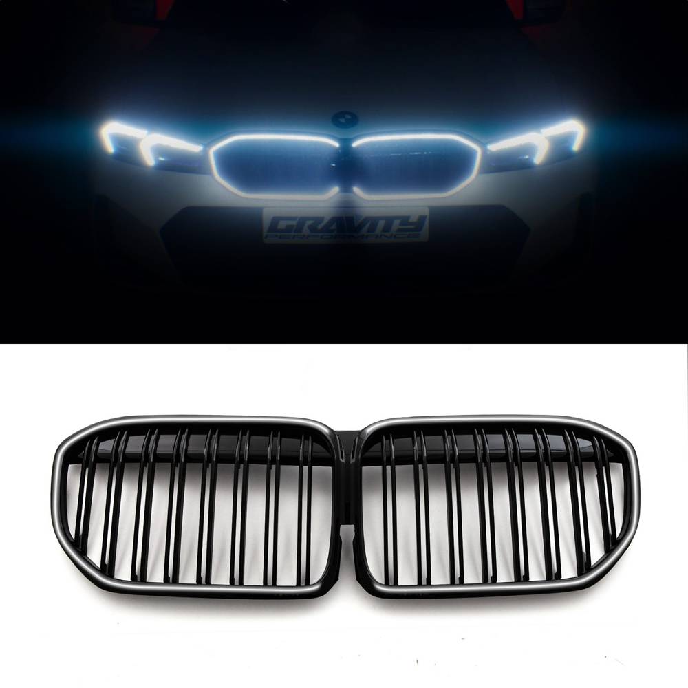 Gloss Black LED Front Grille – BMW 7 Series G11 20-23-Gravity Performance