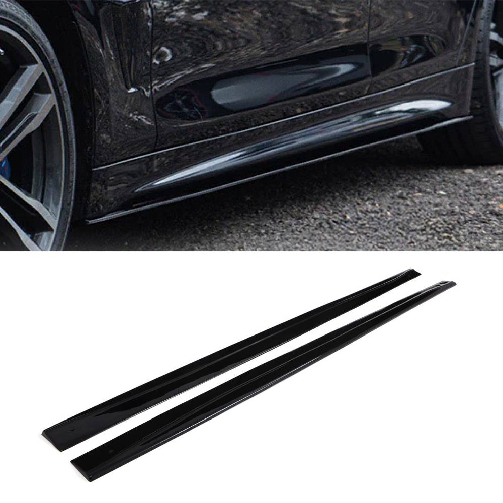 M Sport Style Side Skirts Gloss Black – BMW 4 Series F32 F33 F36 2013-2020-Gravity Performance