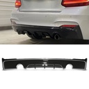 M Style Dual Exit Rear Diffuser – BMW 2 Series F22 F23 14-21-Gravity Performance