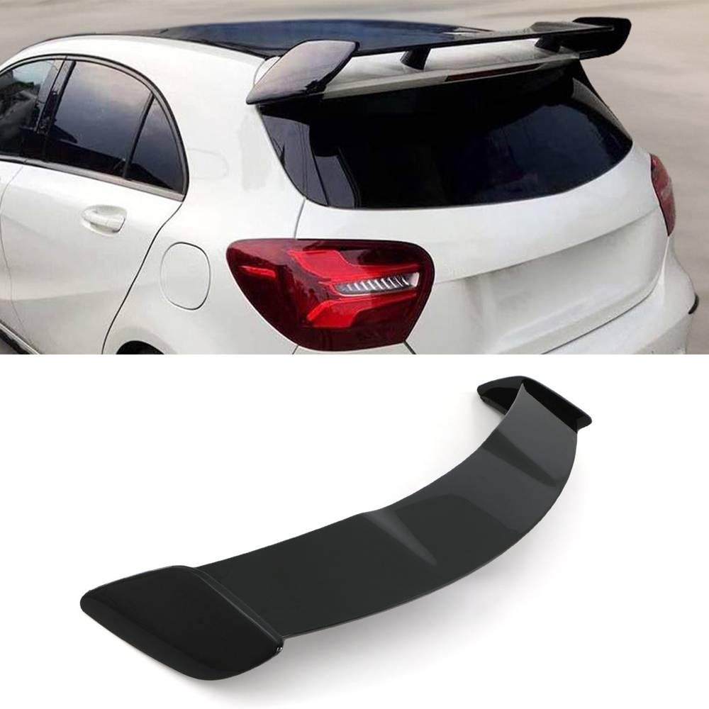 Gloss Black Rear Roof Spoiler Wing – Mercedes Benz A Class Coupe W176 13-18-Gravity Performance