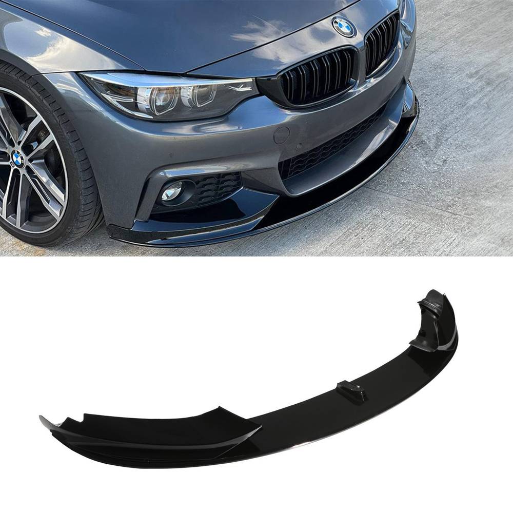 Gloss Black Front Lip Splitter (1 Piece) – BMW 4 Series F32 F36 13-20-Gravity Performance