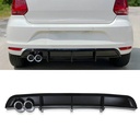 Rear Diffuser Lip Gloss Black – Volkswagen Polo MK5 14-18-Gravity Performance
