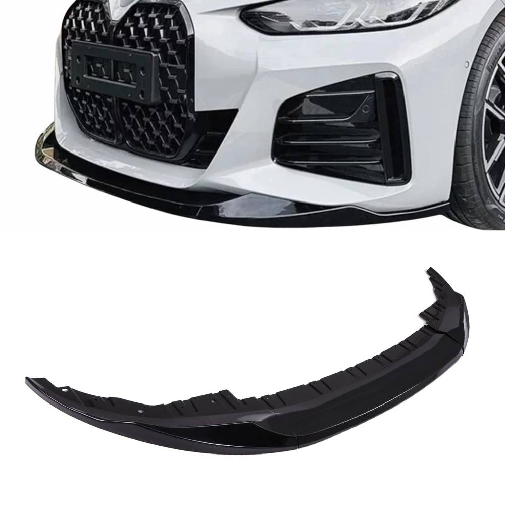 Front Splitter Lip Gloss Black – BMW 4 Series M G22 G26 2021+-Gravity Performance