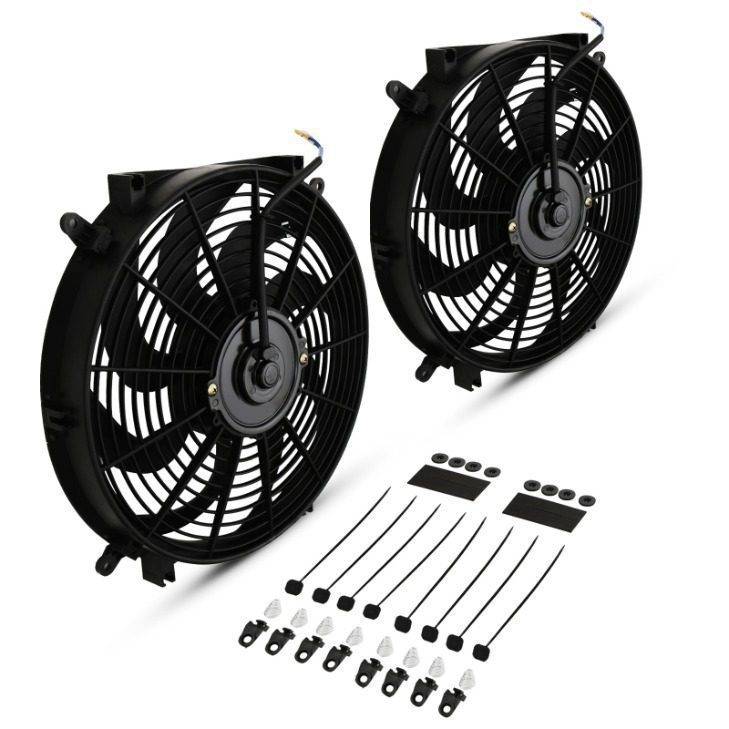 14″ Universal Curved Blade Fans Kit-Gravity Performance