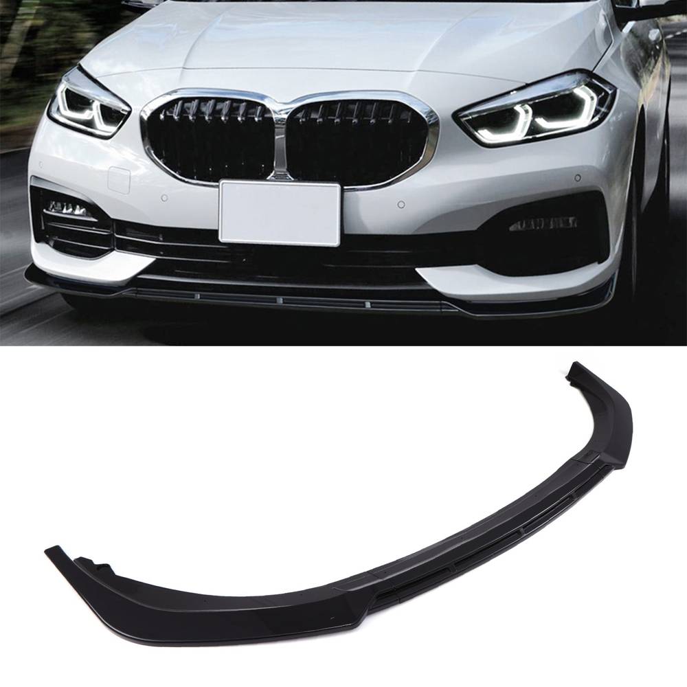 Front Splitter Lip Gloss Black – BMW 1 Series F40 None M-Sport 19-24-Gravity Performance