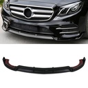 Front Splitter Lip Gloss Black – Mercedes Benz E-Class W213 16-20-Gravity Performance