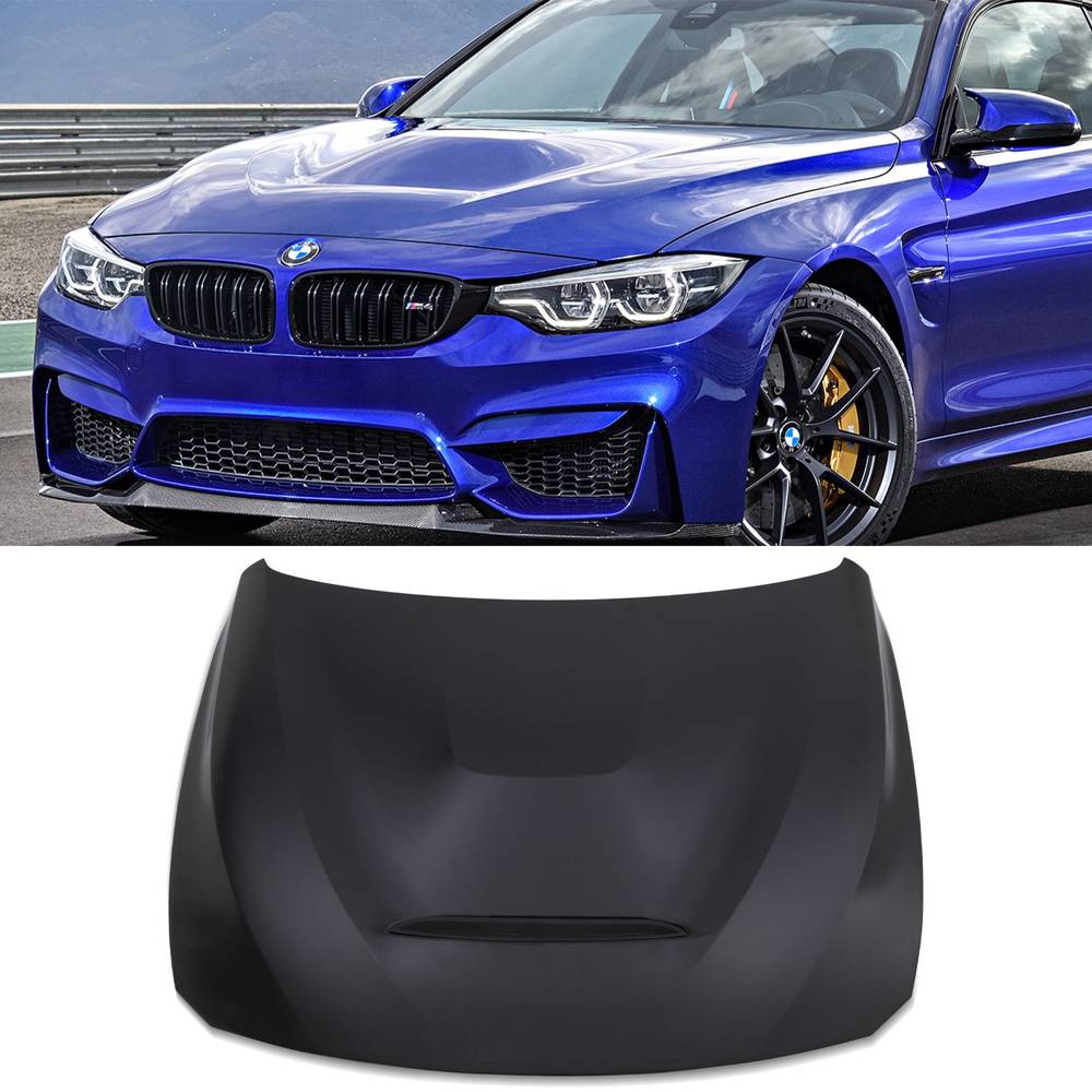 Vented CS Style Aluminium Bonnet – BMW M3 F80 14-19-Gravity Performance