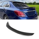PSM Style Gloss Black Rear Spoiler Lip – Mercedes Benz C Class W205 14-18-Gravity Performance