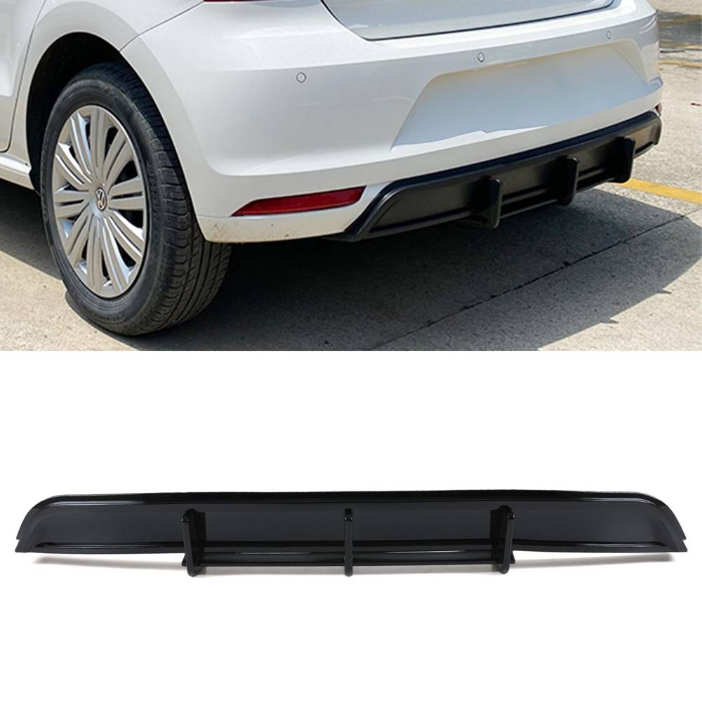 Rear Diffuser Lip Gloss Black – Volkswagen Polo MK5 6C 14-18-Gravity Performance