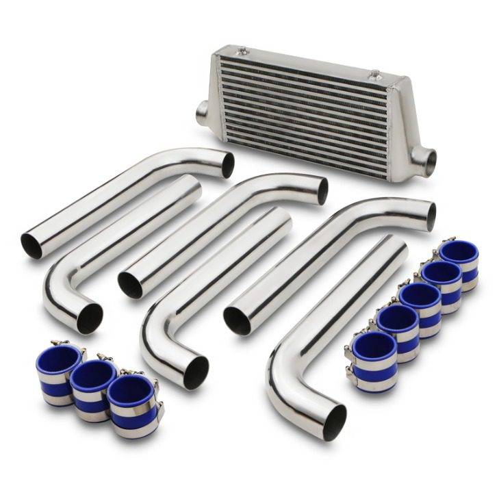 2.5″ Universal Front Mount Intercooler Kit – 450mm x 227mm x 65mm 63mm Inlet / Outlet-Gravity Performance
