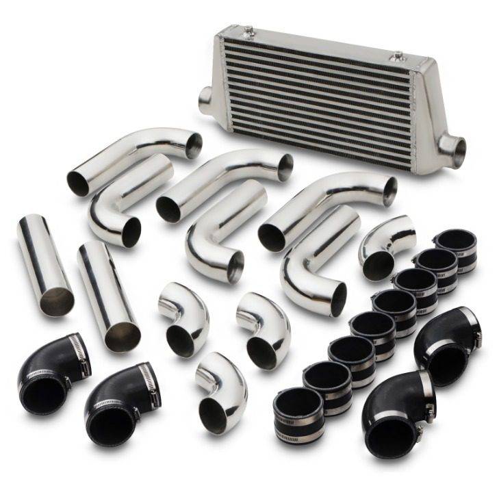 2.5″ Universal Front Mount Intercooler Kit – 450mm x 225mm x 65mm 63mm Inlet / Outlet-Gravity Performance